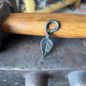 Hand forged leaf