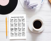 Guitar Chord Chart Printable | Beginner Guitar Chords | A4 & US Letter PDF | Guitar Learning Guide