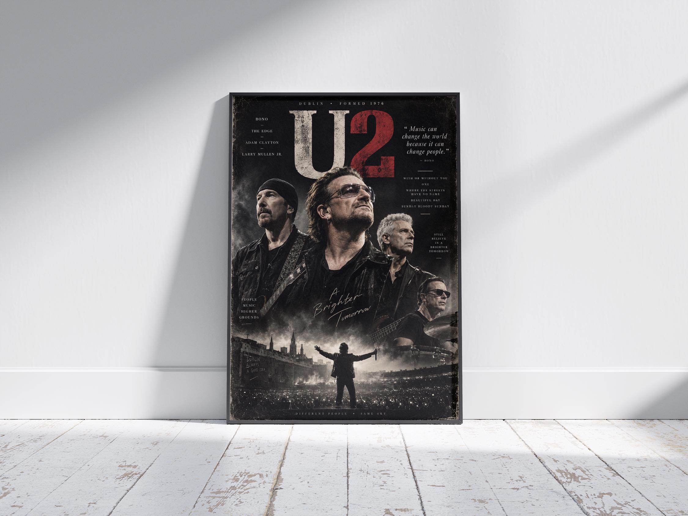 U2 Poster - Etsy
