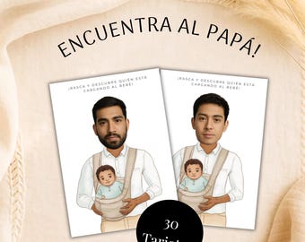 Baby Shower Scratch Off Spanish, Spanish Game Template, Fun Printable, Digital Download for Celebrations