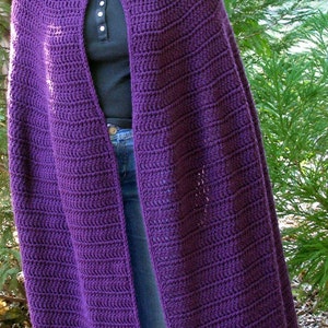 Crochet Full-length Cloak Pattern: PDF Pattern SCA, Faires, Goddess, LARP image 4