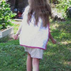 PDF Crochet Pattern Super Hero Cape, Dress up Cape image 3