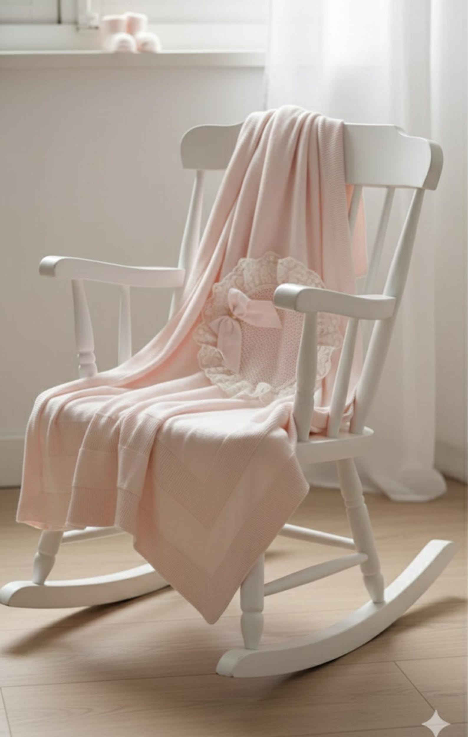 Pink Knit Newborn Hospital Set – Personalized 5 Piece Baby Outfit With ...