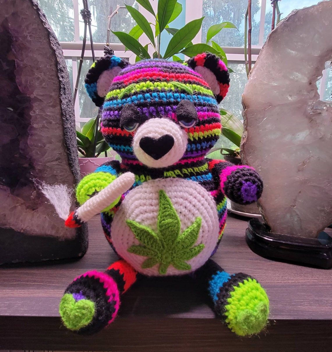Made to Order Crocheted Stash Bear Stoner Bear 420 Bear Etsy