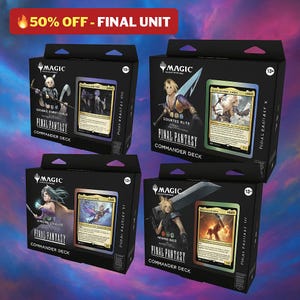 LETZTE EINHEIT! Magic: The Gathering - Final Fantasy Head of Trade Decks - Set 4 Pack | 50% SALE | Sammlerstück!