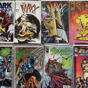 8 piece Vintage 1990s Defiant/Entity/Image Comic Book assorted lot