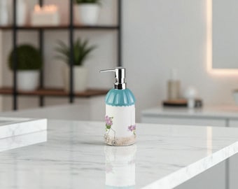 Handgjord tvålpump i harts | 450 ml kapacitet | Slitstarkt och modernt badrumstillbehör