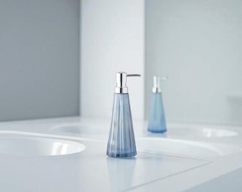 Distributeur De Savon Coquillage Rechargeable - 6,7 Oz (200 Ml), Pompe Inox, Pour Salle De Bain Et Cuisine
