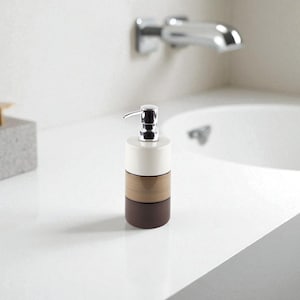 Handmade Porcelain Soap Dispenser – Elegant Bathroom Accessory