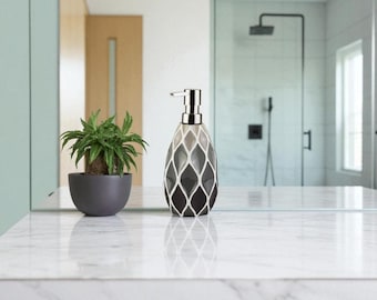 Handgjord tvålpump i harts | 300ml badrumsdekor