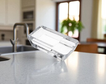 Handmade Glass Cigar Ashtray – Unique Blown Glass Design – 18x9x4 cm