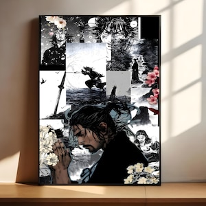 Vagabond Manga Poster: Musashi Miyamoto Art Print (Digital Download)