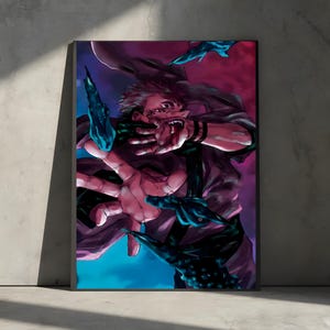 Sukuna Wall Art: Jujutsu Kaisen Anime Poster (Digital Download)