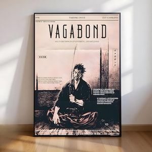 Vagabond Manga Poster: Musashi Miyamoto Anime Wandkunst (Digitaler Download)