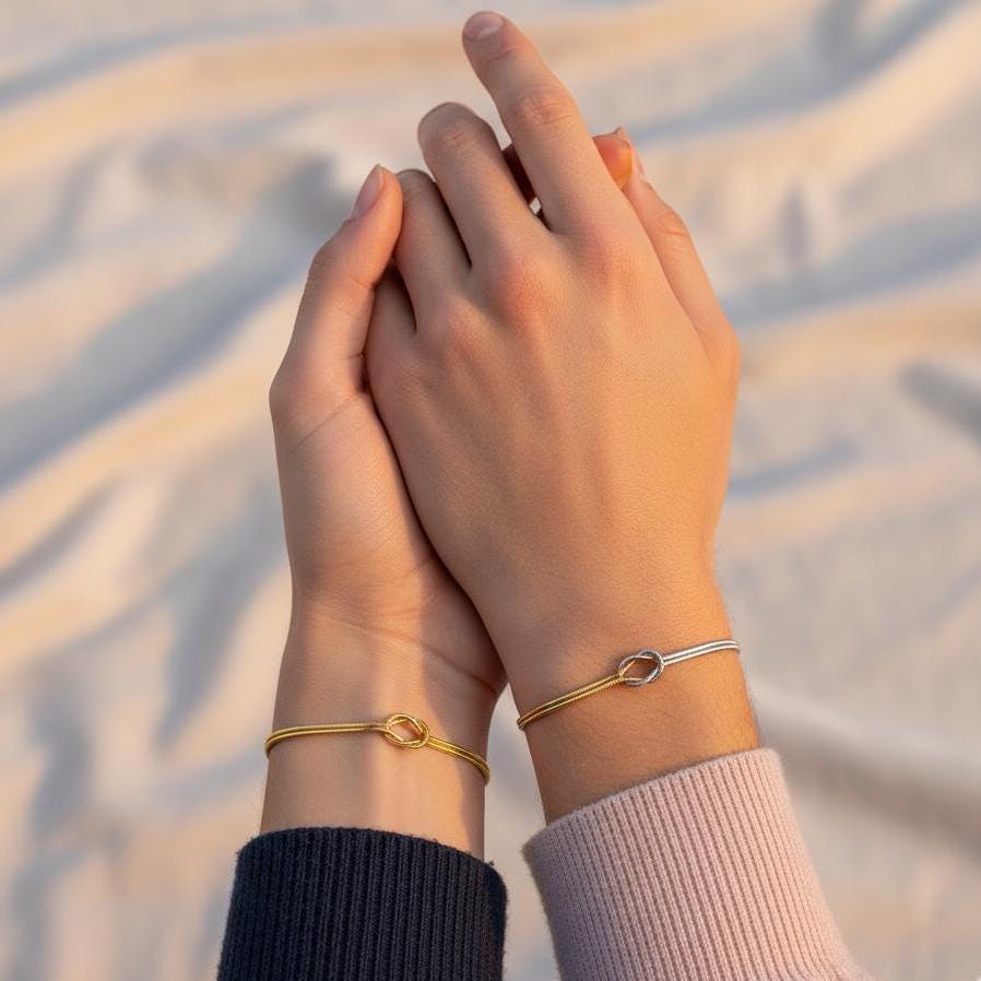 etsy tie the knot bracelet