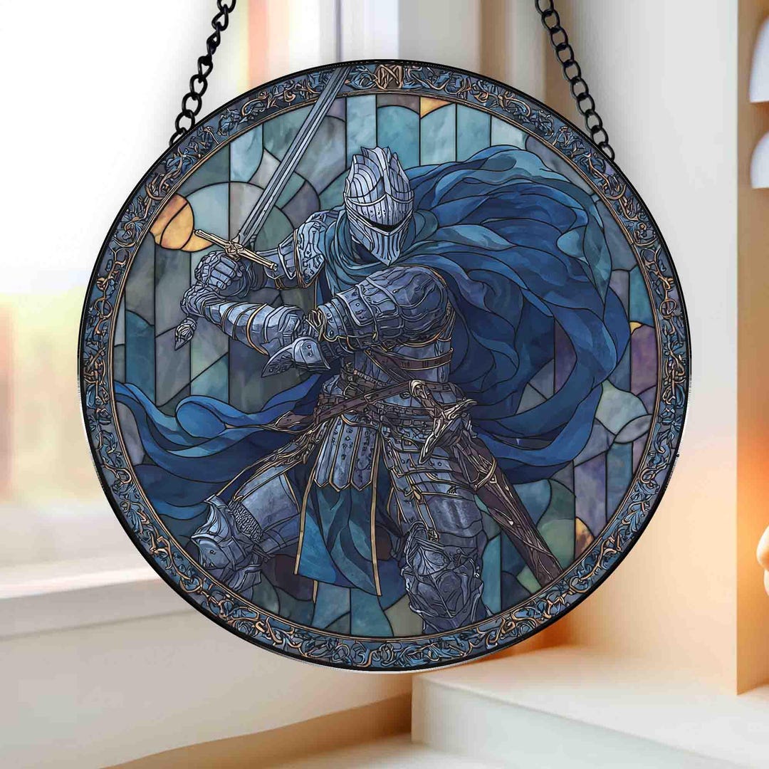 Dark Souls Acrylic Suncatcher, Artorias the Abysswalker Glass Decor ...