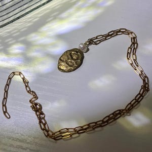 Handmade Bronze Pendant Necklace