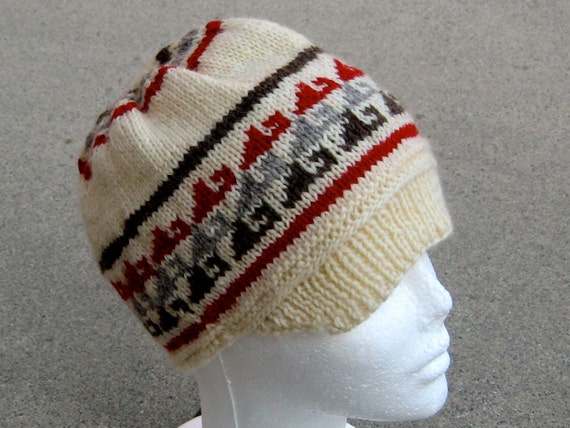 wool hat with brim