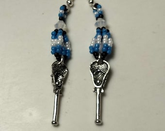 Lacrosse Beaded Earrings