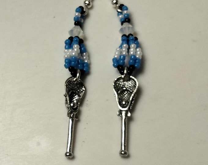 Lacrosse Beaded Earrings