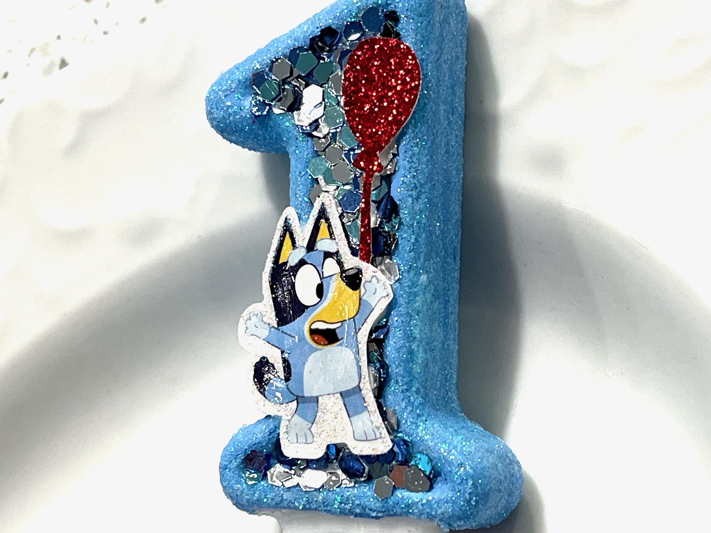 Bluey #1 Candle (Glitter)