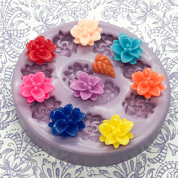 Flower Silicone Mold Etsy