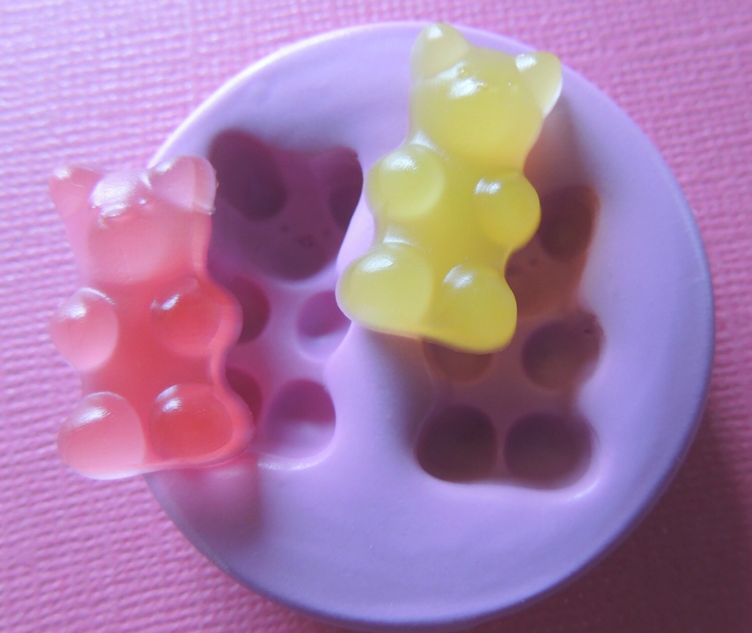 Gummy Bear Mold Candy Silicone Mold Fondant Clay Resin Fake Etsy