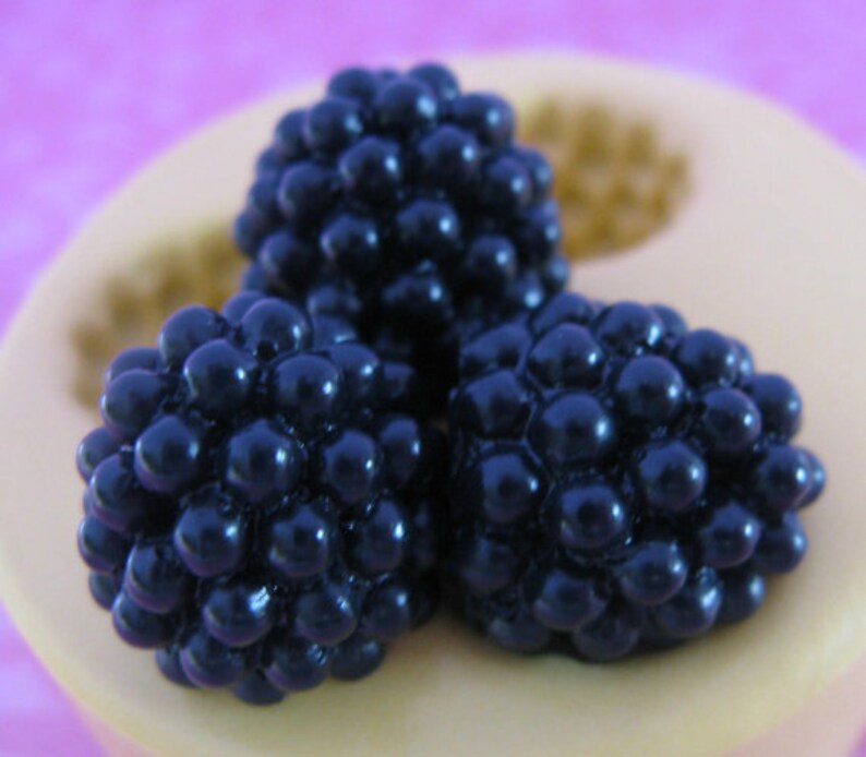 Blackberry Mold Silicone Berry Mold DIY Cabochon Resin Soap Etsy