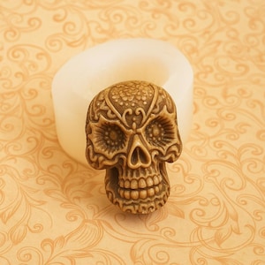 Sugar Skull Mold Clear Resin Molds Skulls Cabochon Molds Polymer Clay Fondant Resin Chocolate Soap UV Resin Skull Molds