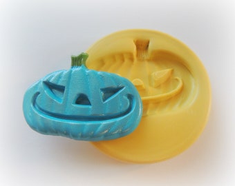 Halloween Pumpkin Candy Silicone Mold DIY Jewelry Finding Button Ring Polymer Clay Mould