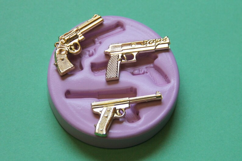 Gun Mold Silicone Rifle Mold Chocolate Gun Mold Jewelry Etsy