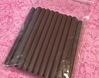 4 inch GLUE Stick Brown 20 Sticks Decoden Kawaii Drips Sauce For Mini Fake Food