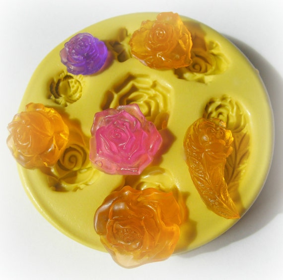 Silicone Rose Mold Silicone Flower Mold Resin Mold Chocolate Mold