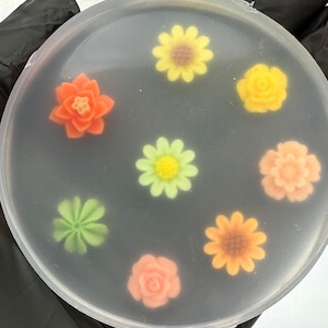 Small Rose Flower Succulent Mold Silicone Resin UV Mold Wax Mold Flower Polymer Clay Fondant Chocolate Mold DIY Succulant Petal Mold