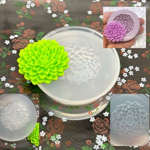 Chrysanthemum Mold Mum Chrissy Spring Flower Mold Silicone Big Chrysanthemum  Flowers Mould