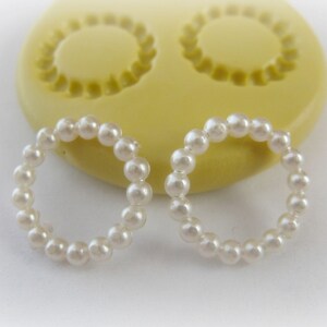Round Pearl Fondant Clay Mold Resin and DIY Crafts Moulds