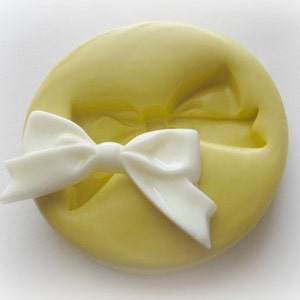 Fondant Bow Mold Mould Resin Clay Fondant Wax Soap Jewelry Charms Flexible Molds image 1