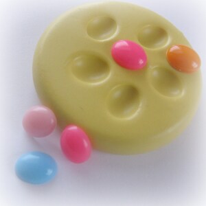 Easter Egg Mold Miniature Easter Eggs Clay Resin Egg Mold Mini Fake Food Kawaii image 1