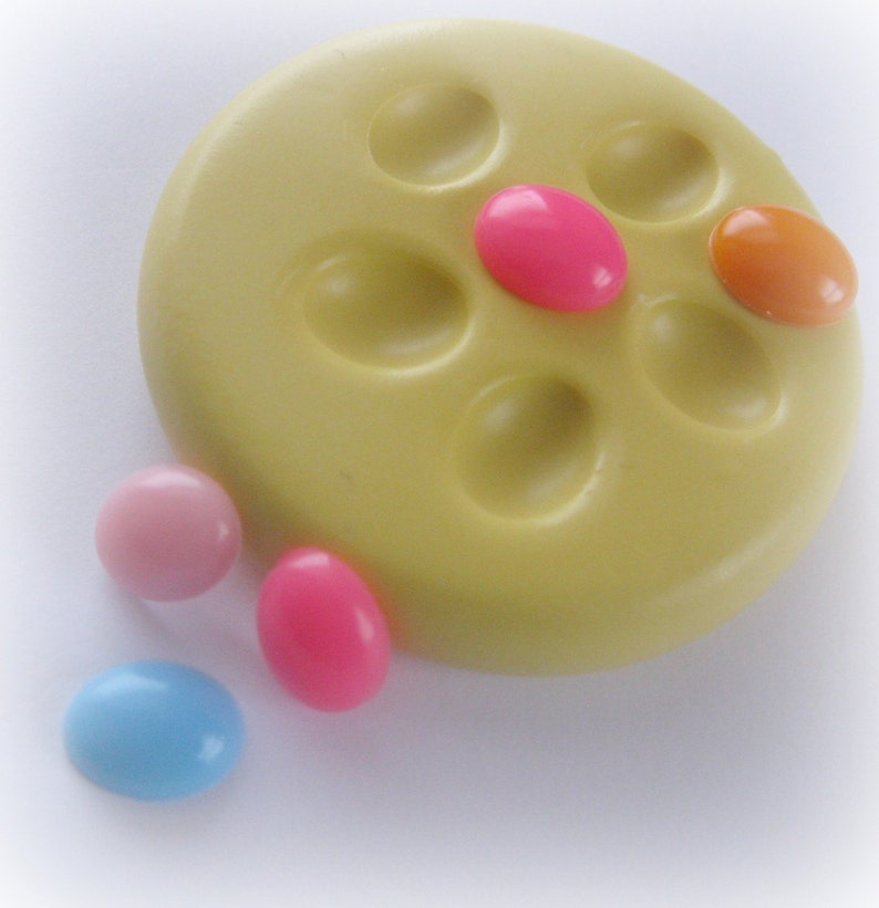 Easter Egg Mold Miniature Easter Eggs Clay Resin Egg Mold Mini Fake Food Kawaii image 1