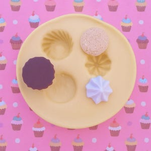 Tiny Cupcake Mold Fake Food Dollhouse Sweets Kawaii Mould