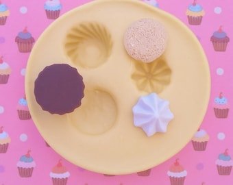Tiny Cupcake Mold Fake Food Dollhouse Sweets Kawaii Mould