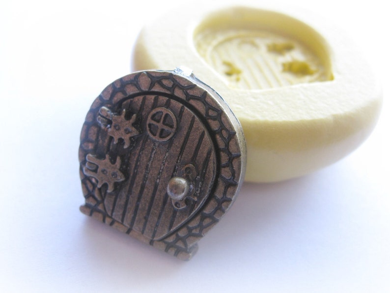 Fairy Door Fantasy Pendant Brooch Silicone Mold Cute Kawaii image 2