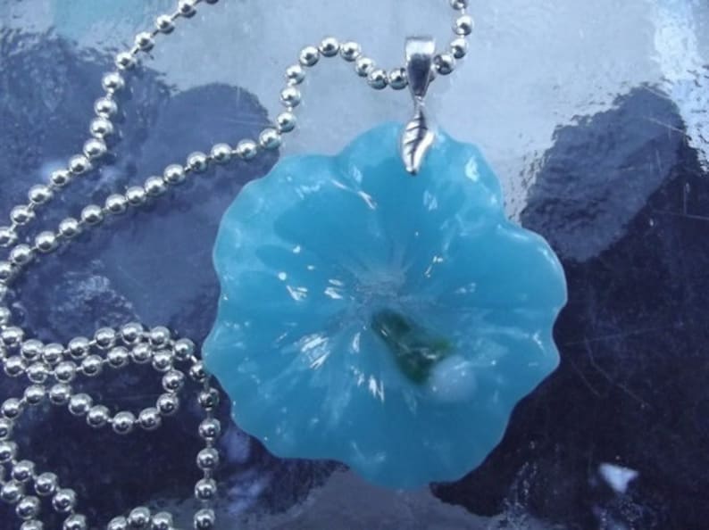 Hibiscus Mold Silicone Flower Moulds Fondant Flower Mold Polymer Clay Flower Resin Cabochon Flower Mold image 5