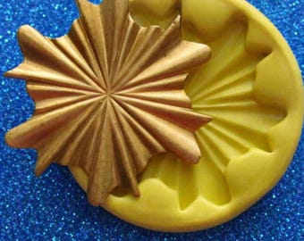 Vintage Art Nouveau Art Deco Star Burst Molds Star Mold Polymer Clay Resin Fondant Mould