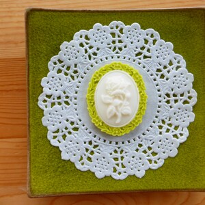 Flower Cameo Mold Silicone Cameo Frame Flexible Mould Polymer Clay Molds Bild 4