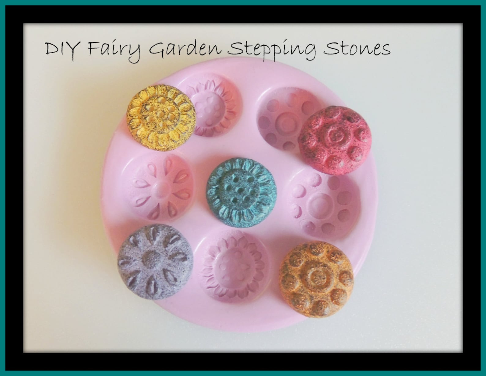 Fairy Garden Mold DIY Fairy Garden Stepping Stones Mold Etsy