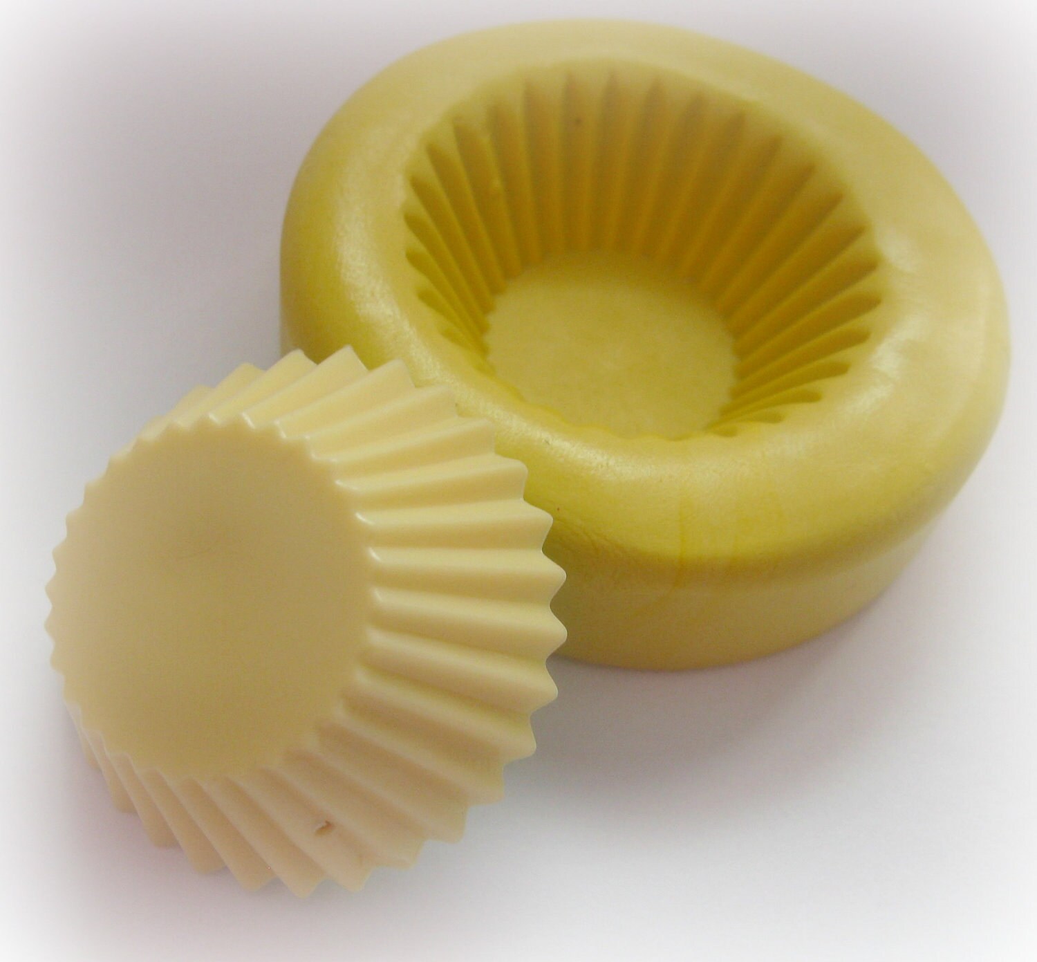 Cupcake Bottom Mold Mould Resin Clay Fondant Wax Jewelry Etsy