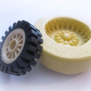 Tire Mold Toy Car Tire Tread Mould Kawaii Fondant Candy Mold image 1