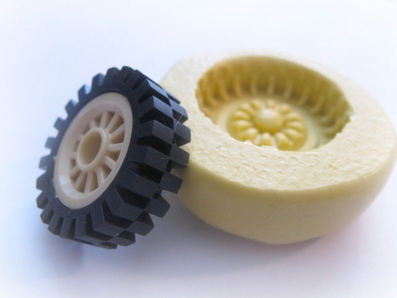 Tire Mold Toy Car Tire Tread Mould Kawaii Fondant Candy Mold image 1