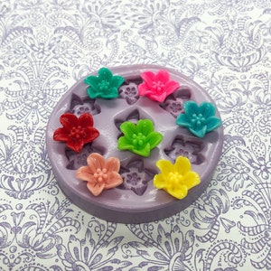 Large Cabochon Rose Flexible Mini Mold/mould 1 Inch for Crafts